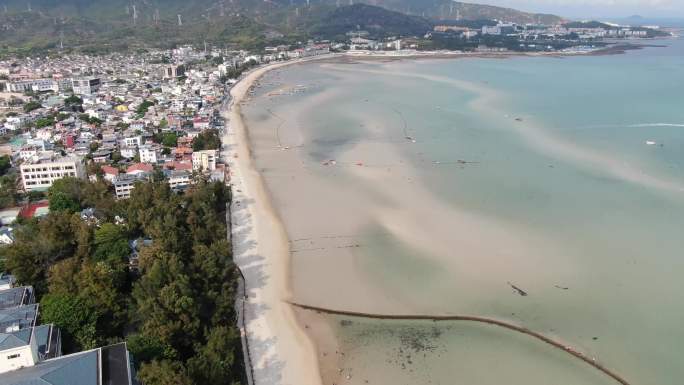 深圳大鹏民宿航拍素材