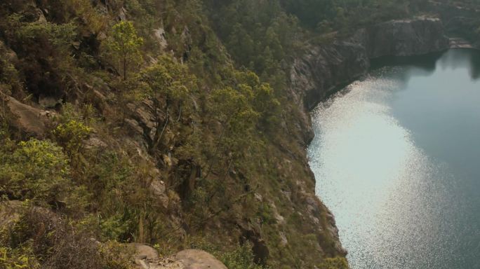 广州 六片山 城市生态环境山水湖草4k