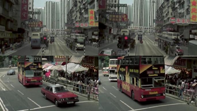80年代初香港街头-改革开放时期香港