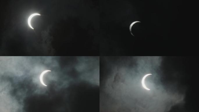 日食月食日环食延时拍摄