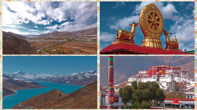 西藏风光旅拍视频素材