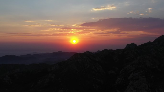 青岛 小珠山落日