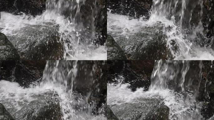 山水山涧自然风光水流瀑布视频