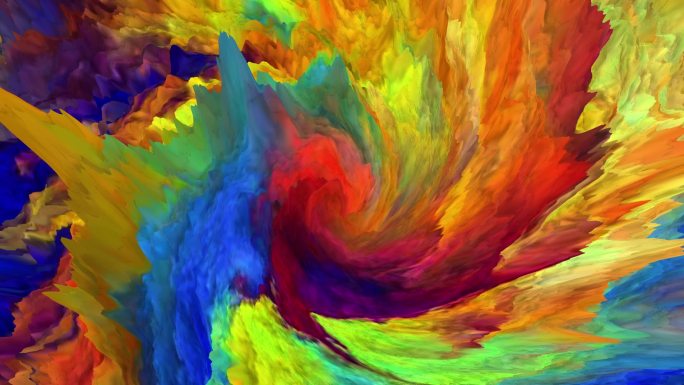 彩色流动抽象背景2