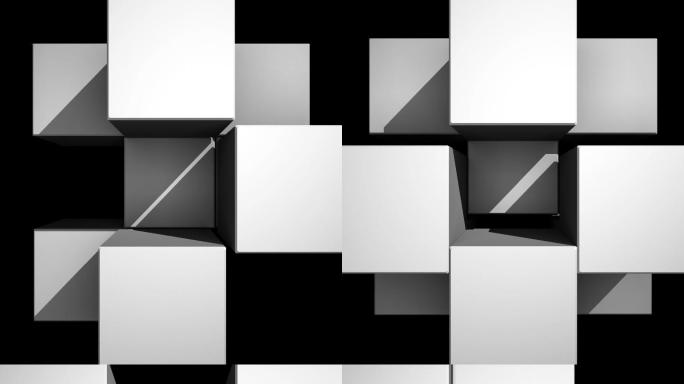 方形方块转动折叠裸眼3D可定制