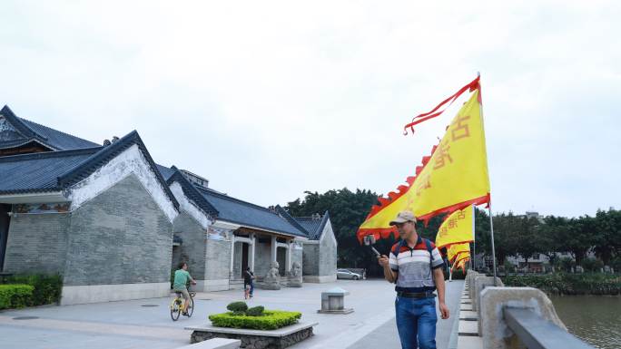 广州黄埔古港延迟镜头