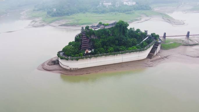 忠县石宝寨4K航拍