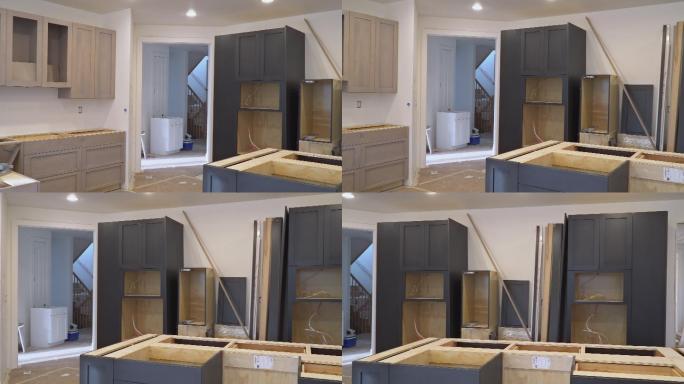 定制厨柜各阶段安装底座，用于厨柜安装