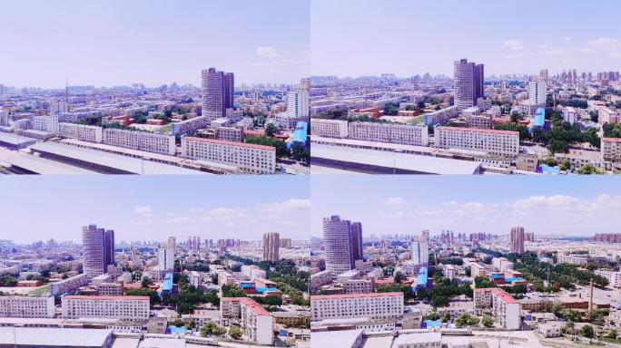 齐齐哈尔城市风景延时拍摄