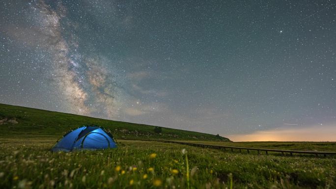 4K超清星空银河延时摄影