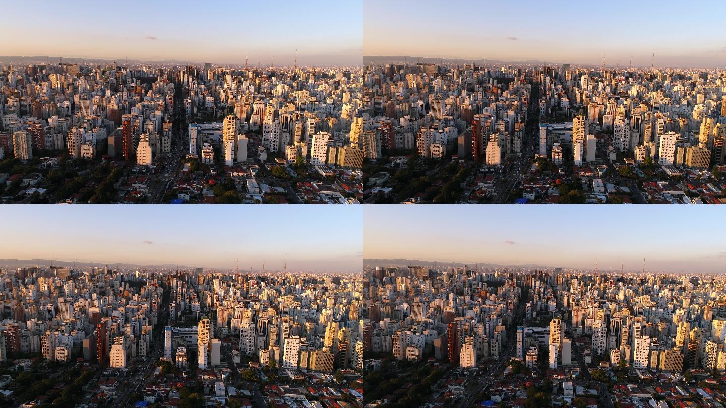 巴西圣保罗市鸟瞰图