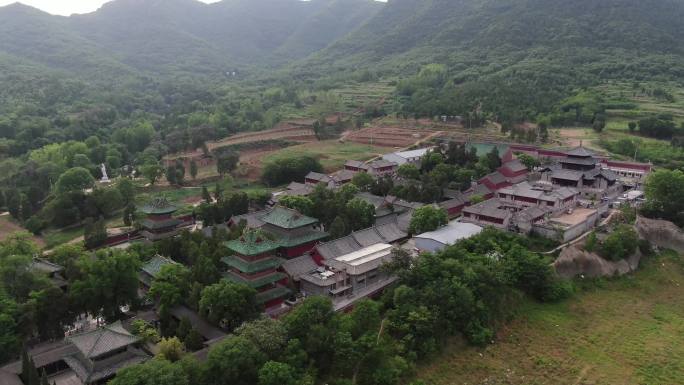 嵩山少林寺航拍