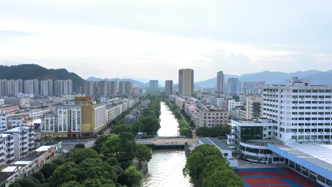 【4K】台州市永安广场航拍