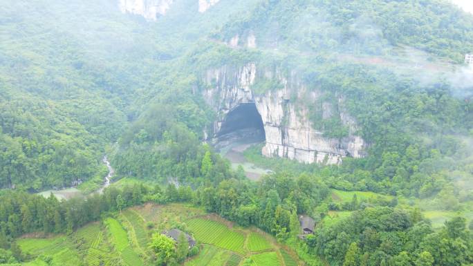 湖北黄金洞风景区4K航拍