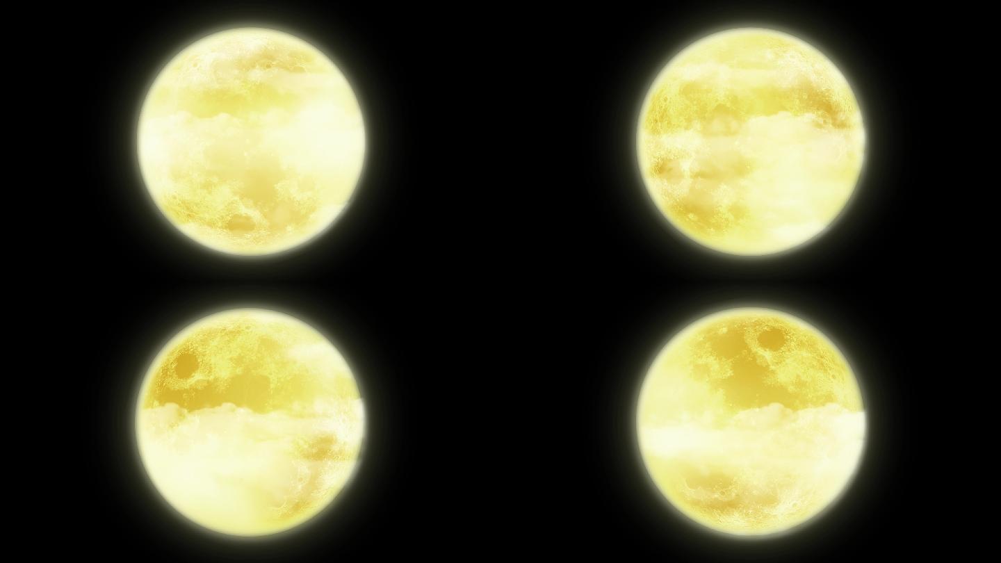 【4K】金色的月亮