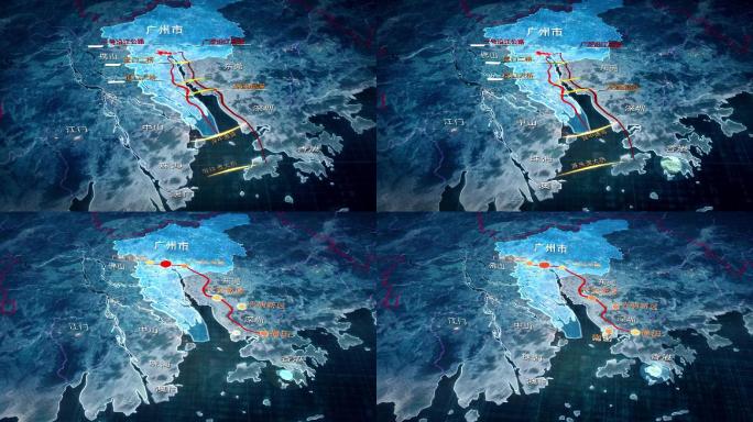 粤港澳大湾区地图-广州市地图区位