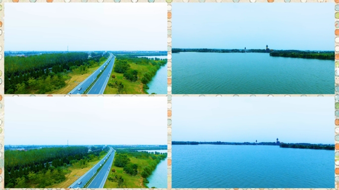 江苏溱湖国家湿地公园航拍4K