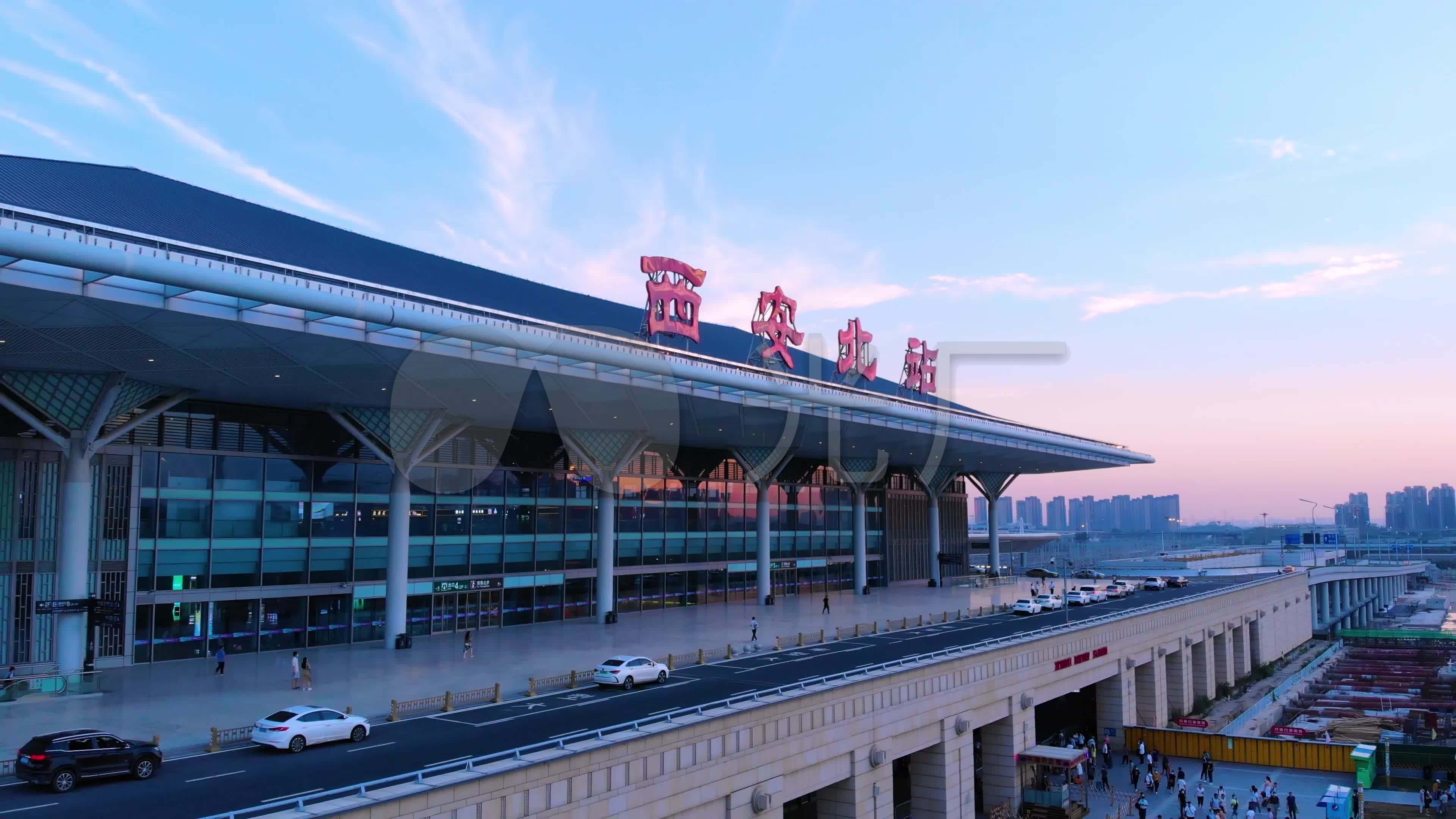 西安北站航拍延时4K_3840X2160_高清视频素材下载(编号:6136170)_实拍视频_光厂(VJ师网) www.vjshi.com