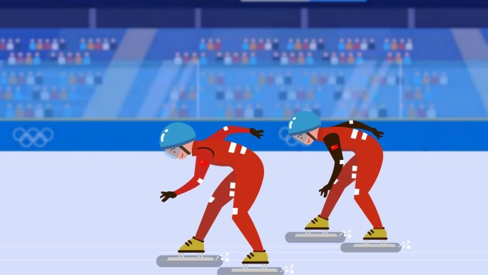 冬奥滑冰速滑比赛赛事活动短道速滑