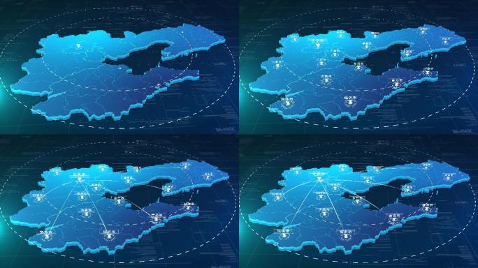 环渤海经济圈科技地图
