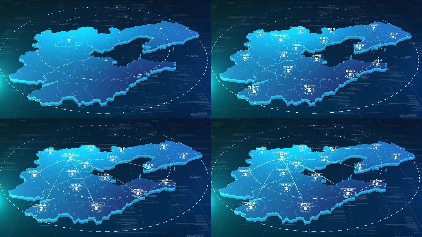 环渤海经济圈科技地图