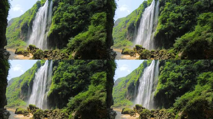 马岭河峡谷瀑布