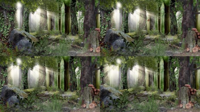 神奇童话阳光森林4k