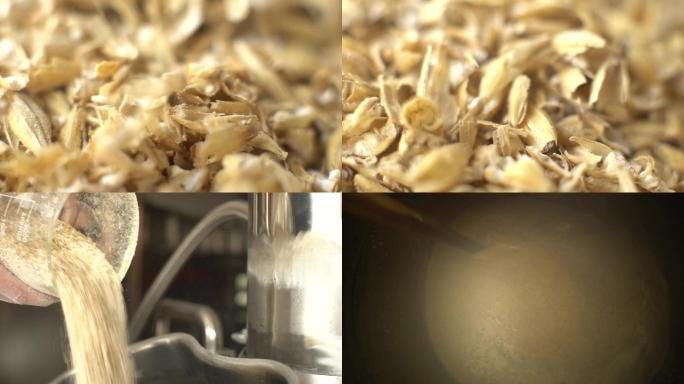 啤酒酿造过程麦芽和设备