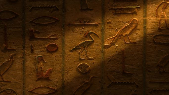 古埃及壁画视频素材宣传片艺术技艺工艺绘画