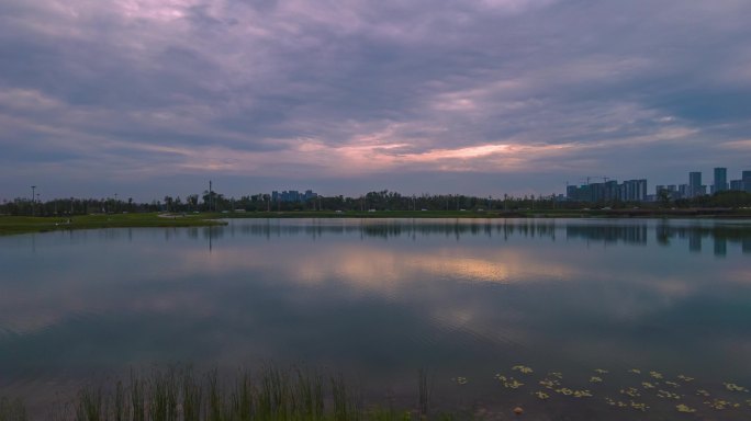 天府新区秦皇湖延时