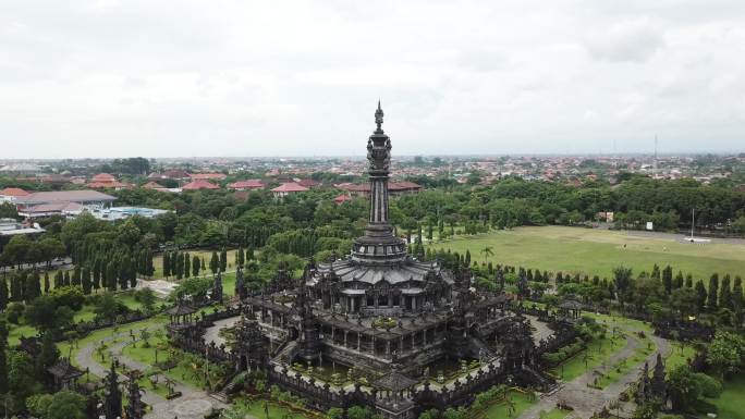 巴厘岛教堂航拍4K视频素材