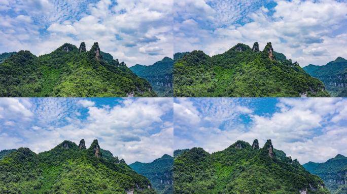 贵州大山延时摄影武陵山