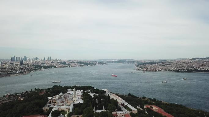 土耳其教堂航拍4k素材