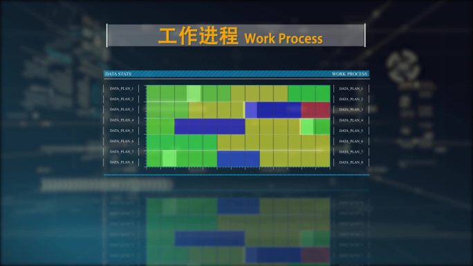 工作进程信息化图表