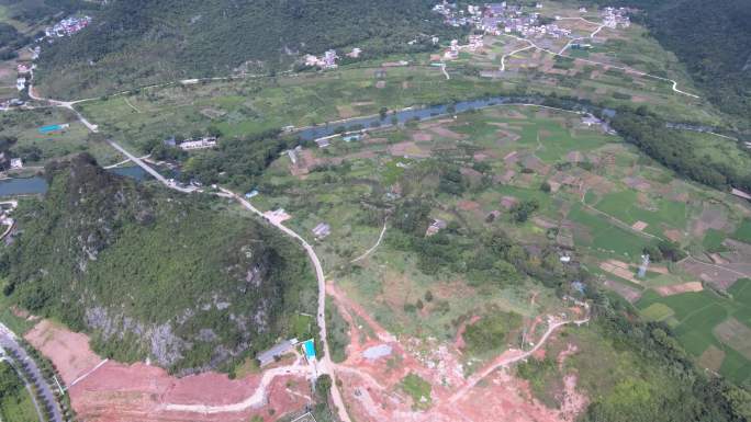 桂林电子科技大学尧山校区花江校区航拍