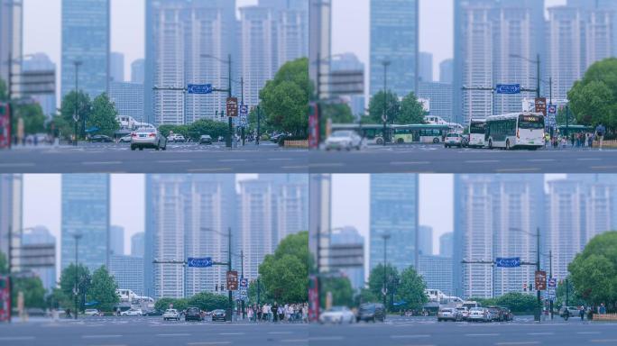 上海高清移轴延时视频素材