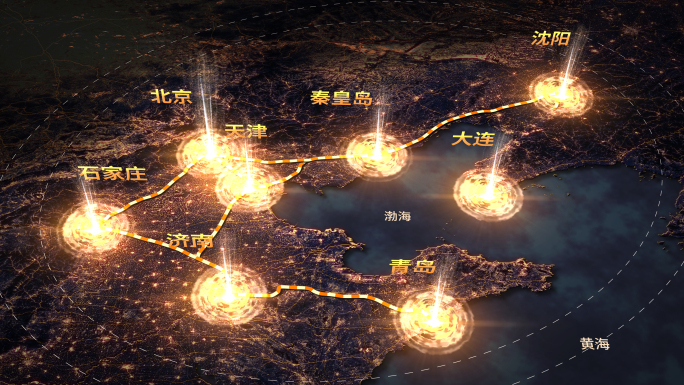 【原创】大气环渤海京津冀地图区位