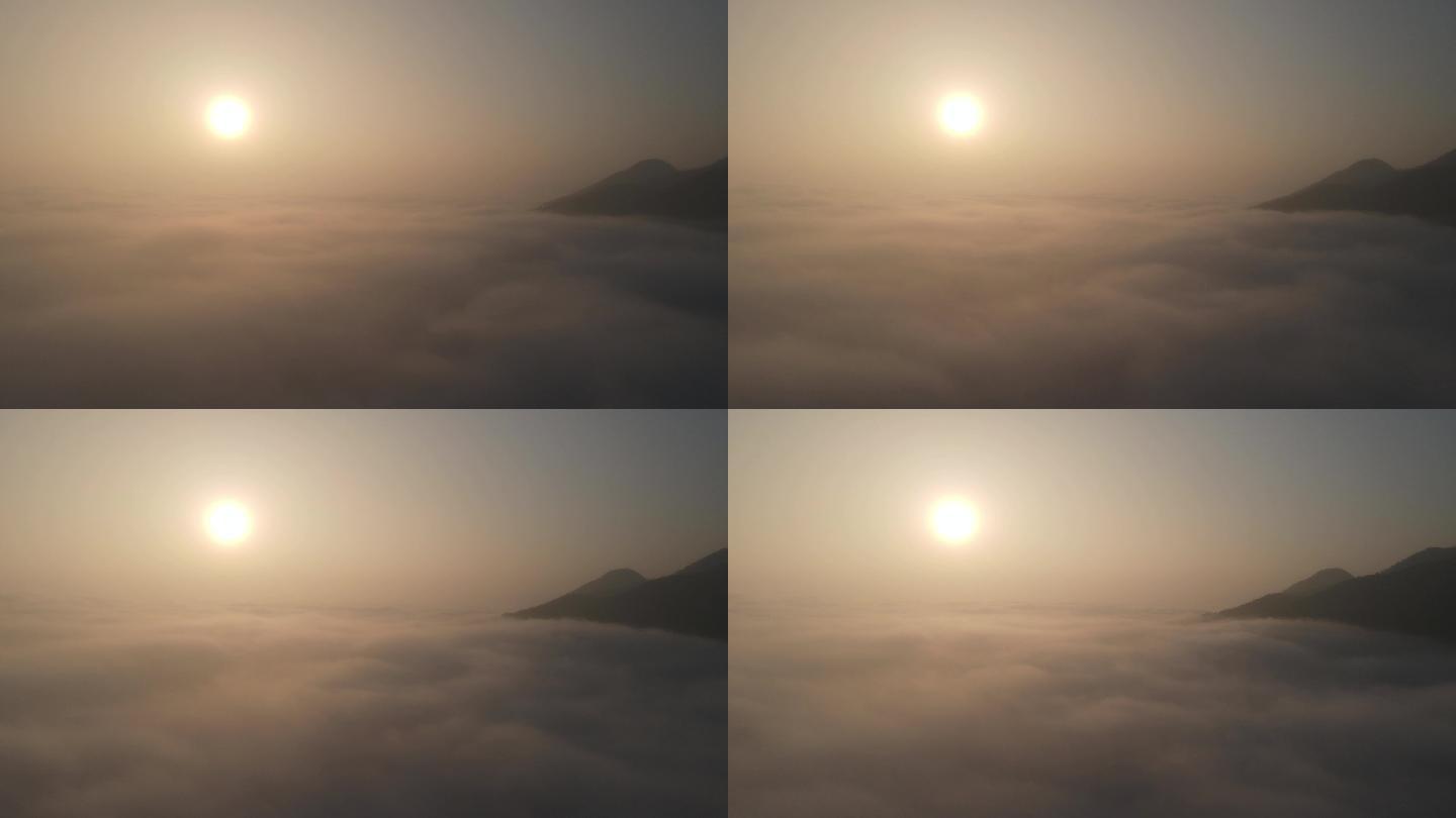 日出云海穿云延时摄影