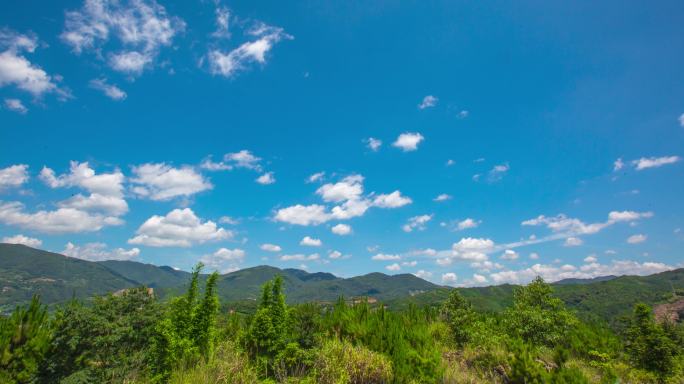 大山延时摄影