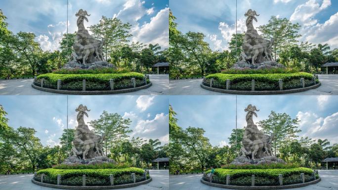 【正版素材】广州越秀五羊塑像2