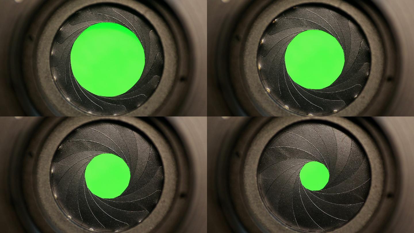 相机快门操作原理绿幕绿屏抠像素材