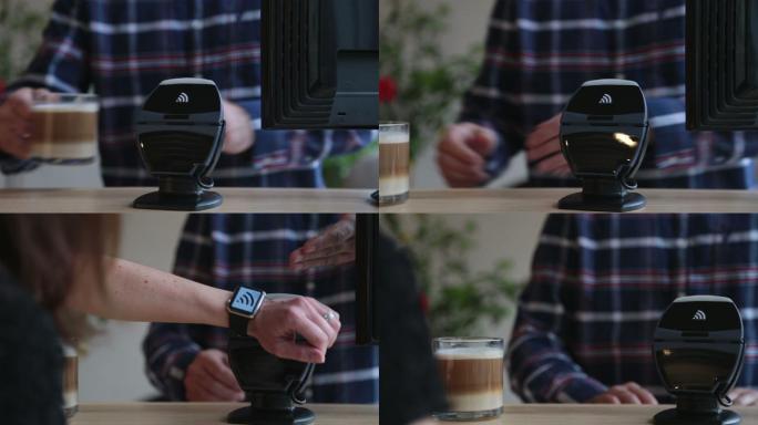 咖啡厅智能手表NFC技术支付