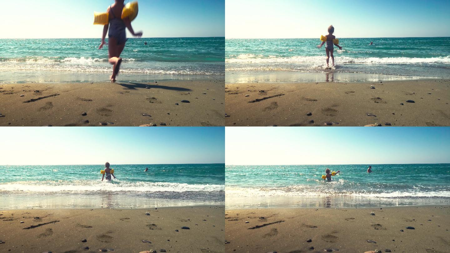 塞浦路斯海滩上美丽的一天