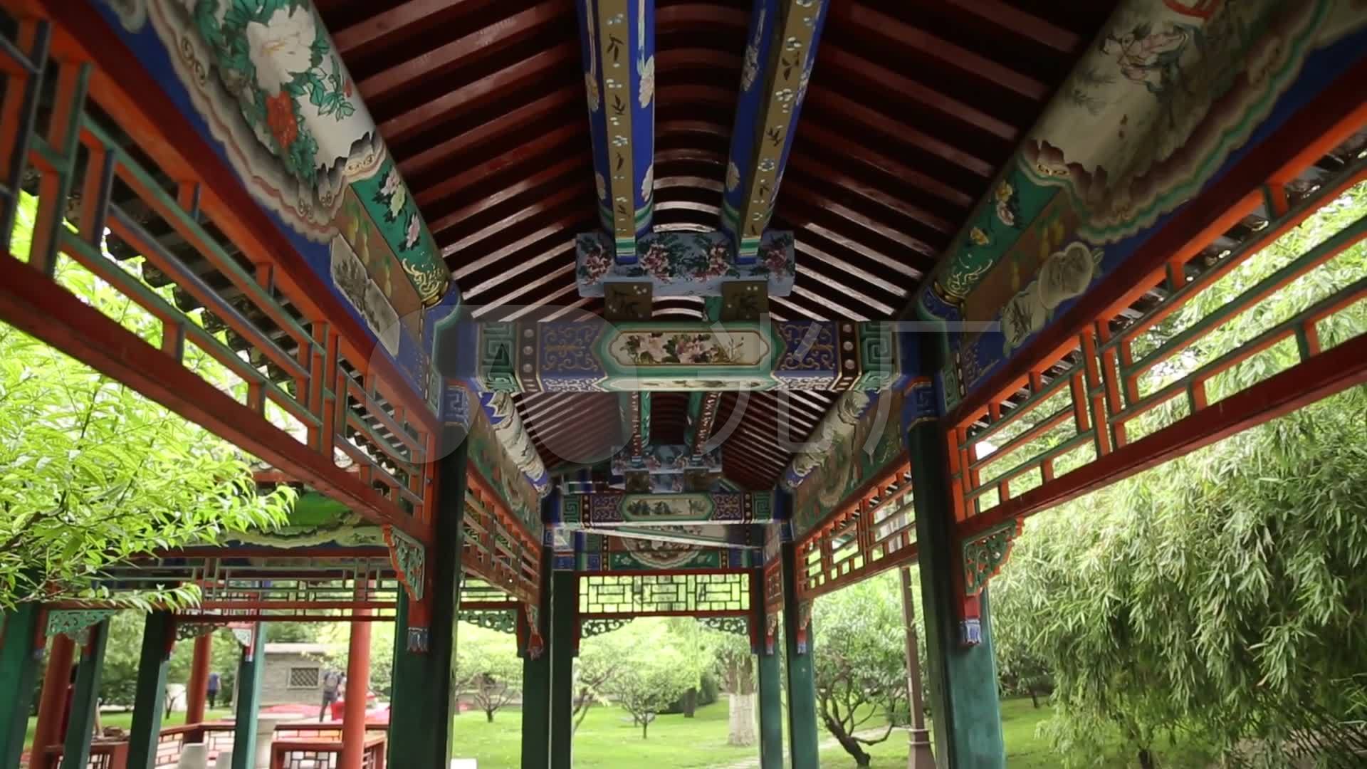 古典长廊古建筑花纹(2)