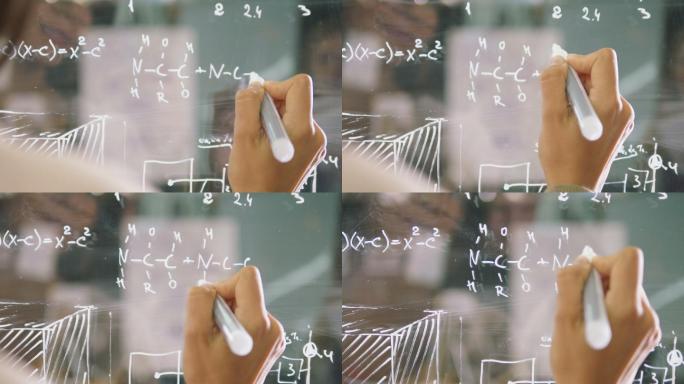 在玻璃白板上写字高等数学高数计算物理学化