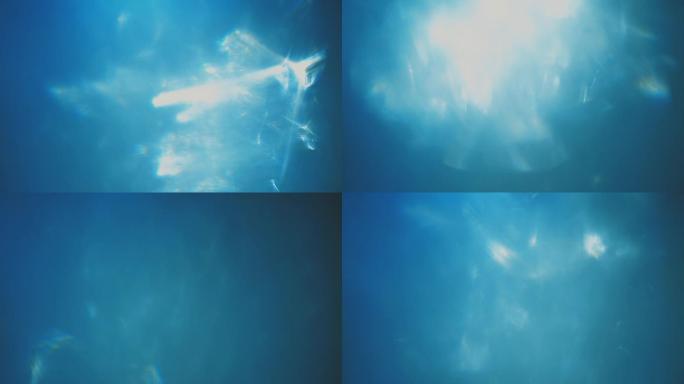 凉爽的蓝色纹理的创意海底效果。
