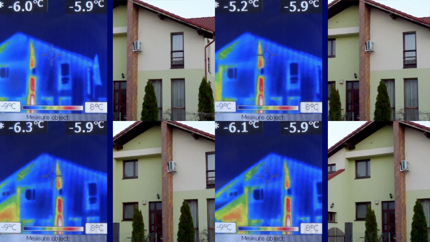 红外热像仪检测建筑物热损失