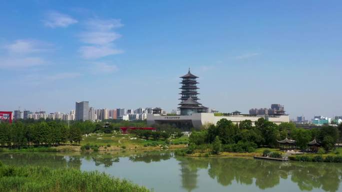 扬州中国大运河博物馆风光4K