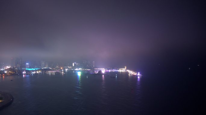 青岛奥帆中心夜景延时2