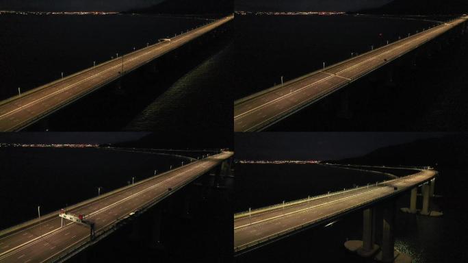 港珠澳大桥人夜景